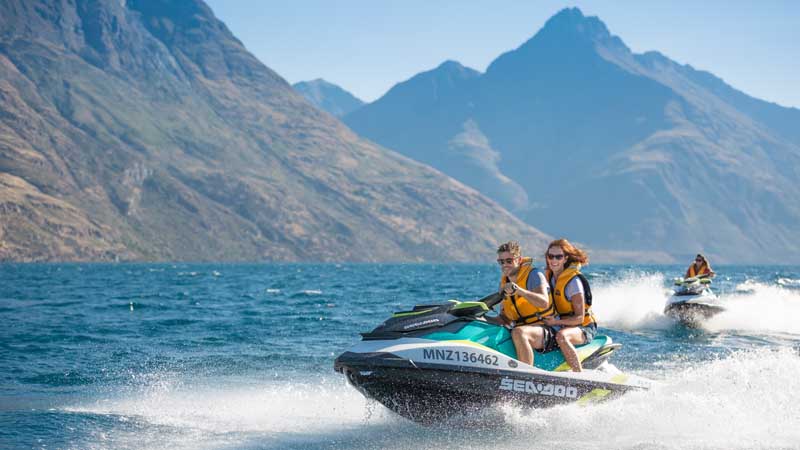 Experience a thrilling 1 hour Jet Ski Tour across New Zealand’s third largest lake, the magnificent Lake Wakatipu!